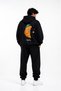 Lover's Combination 2-Piece Oversize Unisex Croissant Character Printed Hooded Sweatshirt Hoodie - 2
