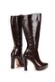 Pointed Toe Full and Comfortable Fit Boots Heel Height 11 cm - 3