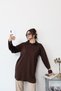 Brown Hooded Sweatshirt - 2