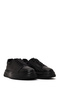 Men's Black Lace-Up Thick-Sole Crocodile Patterned Leather Sneaker Wm78000811 - 2