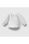 Elara Girl's Velvet Gilet Set with Embroidered Collar Detail, Blouse and Balloon Skirt - 4
