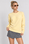 Wool Blend Oversize Knitwear Sweater 4270 Lki̇0062 Yellow - 4