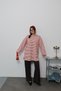 Red Striped Hooded Sweatshirt - 3