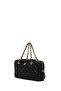 Women's Black Long Strap Quilted Mini Crossbody Bag 26Sbd2030Kp - 6