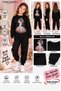 Winter Unisex Black Tracksuit, Black Sweat Top and Bottom Set - 2