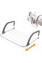Foldable Hanging Clothes Drying Rack,5 Bar Adjustable Laundry Airer for Balcony and Window,19.69 x 13.78 Inch