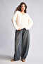 Soft Textured Wool Blend Knitwear Basic Sweater F4800Ax26Wn - 2