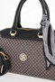 Monogram Pattern Handbag Black - 5