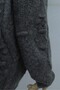 Pompom Detailed Araboy Knitwear Cardigan -Smoked - 8