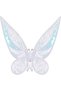 Shiny Transparent Fairy Wings for Grown-up,Adjustable Butterfly Costume for Halloween and Cosplay Parties
