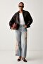 Rey Blue Women's Wide Leg Jean Pants - 3