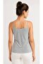 Women's Bamboo Athlete Thin Strap, Flexible, Soft Textured Daily Underwear Gray - 2