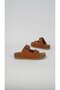 An-312 Genuine Leather Cork Sole Anatomical Slippers P.F.G.-Silver - 27 - 3