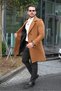 Men's Cinnamon Double-Breasted Cashmere Coat - 3