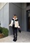 Leather Garnished Teddy Coat - 4