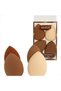 3 Pieces of Pear-Shaped Makeup Sponges – Curved Body and Chubby Ends, Beauty Sponge Makeup Blender for Precise Application - 2