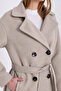 Stone Color Cashmere Coat - 6