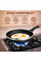 Diecast Eden Non-Stick Frying Pan 20 cm (1.5 Ltr), Marble Coated, Soft Cool-Touch Handle, Easy Clean, PFOA-Free, Durable Korean Technology for Lasting Performance - 4