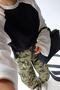 İki Renk Uzun Kollu Basic Sweat - 4