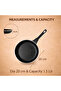 Diecast Eden Non-Stick Frying Pan 20 cm (1.5 Ltr), Marble Coated, Soft Cool-Touch Handle, Easy Clean, PFOA-Free, Durable Korean Technology for Lasting Performance - 5