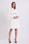 White Cashmere Coat - 3