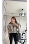 High Collar Vintage Bomber Jacket