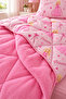 Single Welsoft Children's Sleeping Set |   Winter Pufidik Quilt & Patterned Elastic Sheets - 3