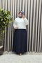 Women's Clothing Plus Size Lace-Up Mevlana Sports Skirt - 8