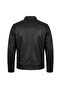 Men's Leather Jacket Stand Collar Zippered Long Sleeve Basic Seasonal Stylish Casual Jacket 12301595 - 4