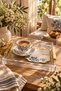 Flat Handle Matte Gold Transparent Plexiglass Coffee Presentation Tray Acrylic Serving Tray 1 Piece - 2
