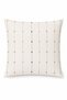 Beige Bone Series 6 Piece Throw Pillow Cover Set Twill Fabric Hidden Zipper (43X43 cm) - 6