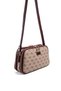 Dark Beige - Burgundy Monogram Women's Crossbody Bag Sp899
