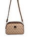 Dark Beige - Brown Monogram Women's Crossbody Bag Sp745