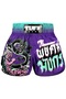 Payak Muay Thai Shorts Boxing Trunks Retro Style (Tpy-Rms012-Pur)