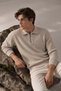Men's Polo Neck Zippered Knitwear