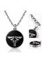 The Last of Us Necklace Firefly Symbol Medallion 60 cm Chain Unisex Men Women Zamac Plated - 5