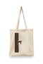 Vintage Series 03 - Brown Bow Islamic Series Tote Bag Printed Cloth Bag - 2