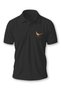 Polo Collar T-Shirt Minimalist Nature Pheasant Printed Buttoned