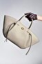 Women's Handbag Large Size Shopper Large Volume Double Handle Daily Office Tote Model