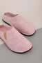Felt Inside and Out Comfortable and Lightweight Home Slippers - Cream Ev.333 Pink - 4