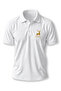 Polo Collar T-Shirt Minimalist Nature Deer Print Buttoned