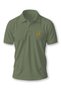 Polo Collar T-Shirt Minimalist Nature Deer Print Buttoned