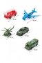 5-Piece Soldier and Emergency Set 7-14 cm Pull and Drop Educational and Fun Children's Toy Set - 2