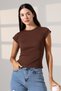 Women's Riban Basic T-Shirt – Crew Neck Short Sleeve Slim Fit - 4