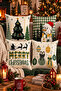 Christmas Double-Sided Printed 4-Piece Throw Pillow Cover 6Echd9