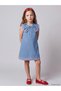 Alita City with a Difference Lcw Kids Indigo Denim Straight Girls' Dress