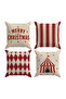 Christmas Double-Sided Printed 4-Piece Throw Pillow Cover 6Echd7 - 2