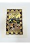 Handmade Miniature Painting with the Title Horseback Hunter and Tiger Fight, 30X20 cm - 4