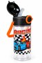 Transparent Sports School Unbreakable Polycarbonate Water Bottle, Lockable Lid, Picture Figured Water Bottle with Straw 400 ml - 3