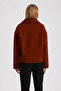 Red Brown Cashmere Jacket - 4
